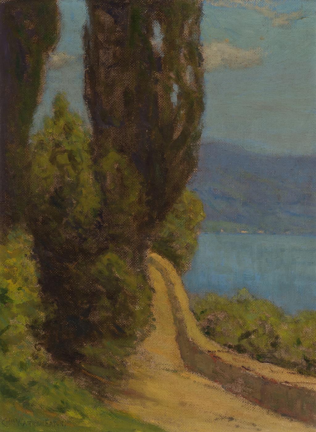 Appraisal: CHARLES WARREN EATON American - On Lake Como oil on