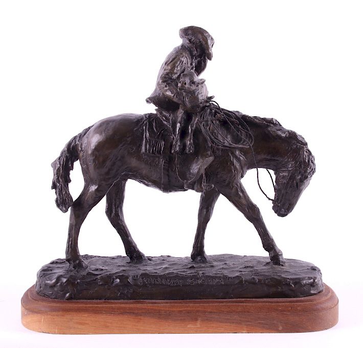 Appraisal: Bob Scriver Spring Storm Bronze Sculpture For your bidding pleasure