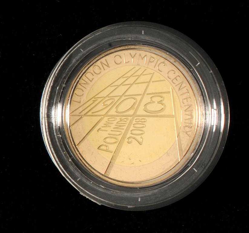 Appraisal: ELIZABETH II GOLD PROOF COMMEMORATIVE TWO POUNDS case of issue