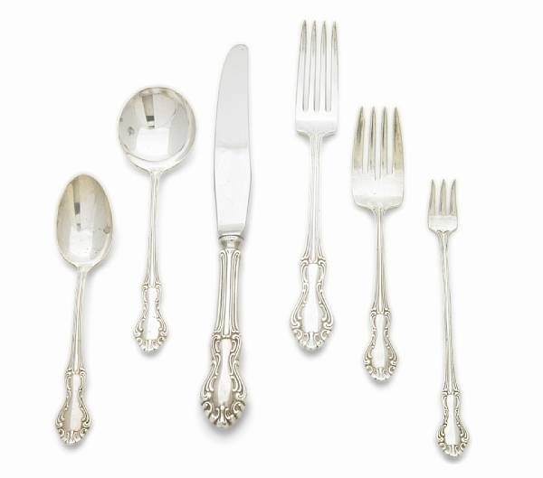 Appraisal: Silver and Silverplate Comprising - in forks - in forks