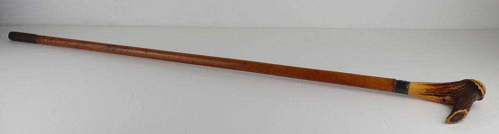 Appraisal: Antique Sword Stick with Bone Handle Antique sword stick with