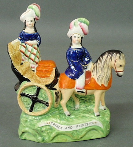 Appraisal: Staffordshire figural group of the Royal children Prince and Princess