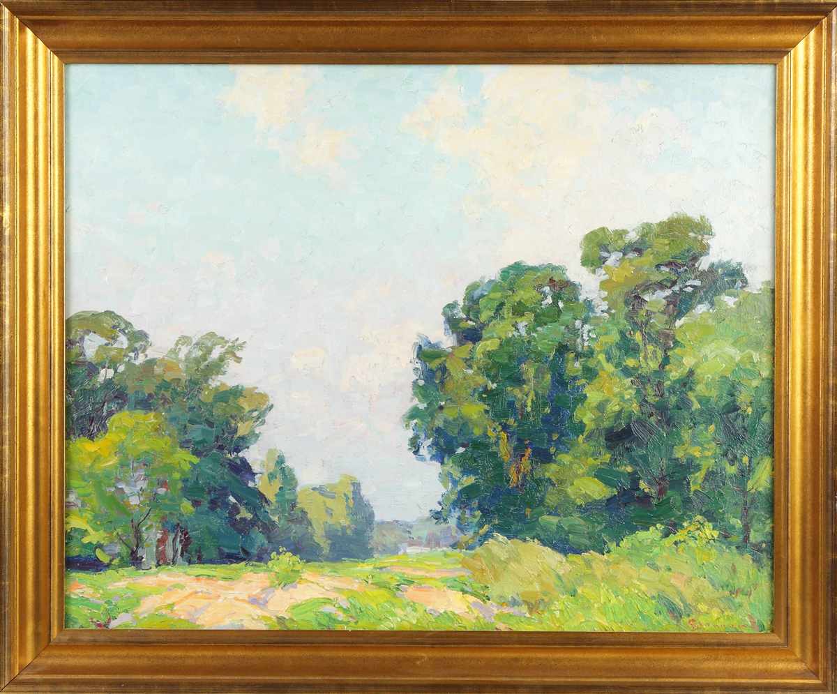 Appraisal: George Renouard American - Landscape Sgn Lower right Renouard Dated