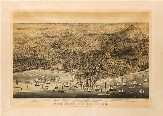 Appraisal: Sale Lot CHICAGO CURRIER IVES after The City of Chicago