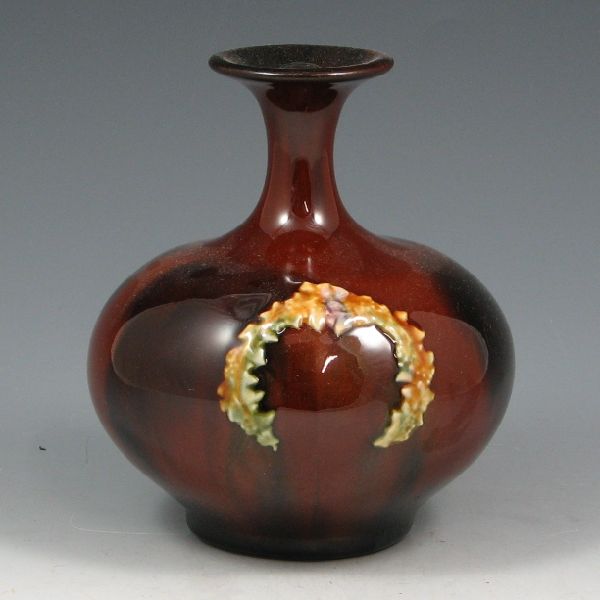 Appraisal: Peters Reed Standard Ware vase with sprigs Unmarked Excellent condition