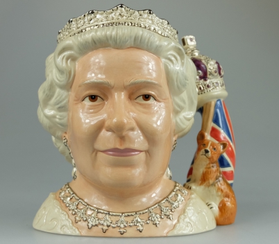 Appraisal: Royal Doulton large character jug Queen Elizabeth II D Character