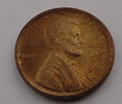 Appraisal: Coin -S Lincoln cent MS Red Brown