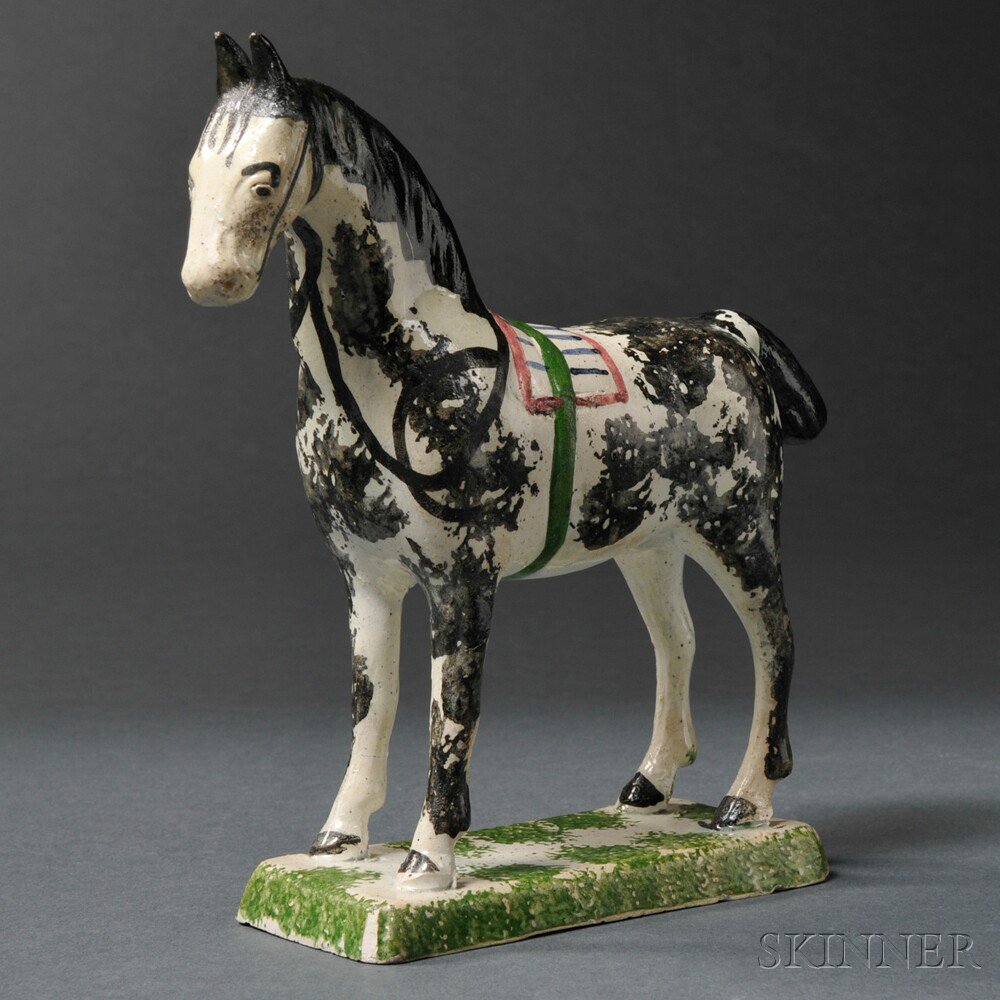 Appraisal: Yorkshire Earthenware Model of a Horse England early th century