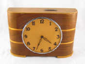 Appraisal: Horology A Savings clock A stylish mantel clock circa with