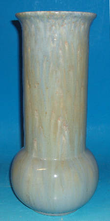 Appraisal: Large Ruskin Vase Decorated In Mottled Grey And Dated Height