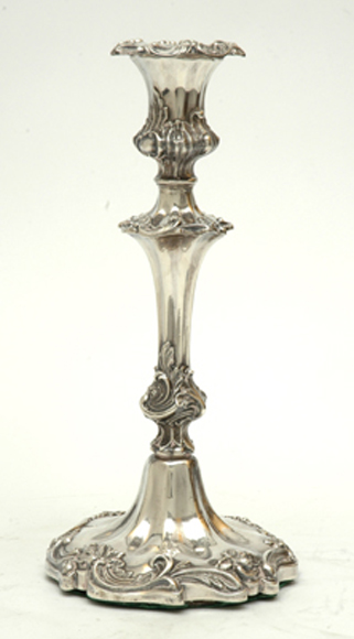 Appraisal: A VICTORIAN STERLING SILVER CANDLESTICK Maker's mark Henry Wilkinson Co