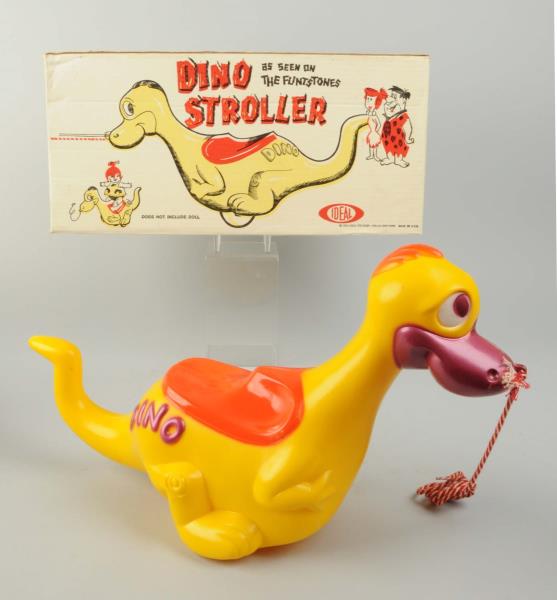 Appraisal: Scarce Ideal Flintstones Dino Toy Includes original box marked Dino