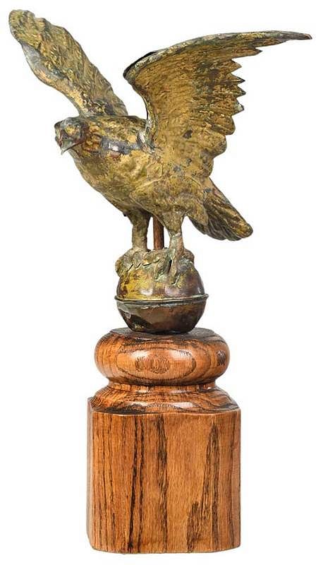 Appraisal: American Copper Eagle Weathervane late th early th century molded