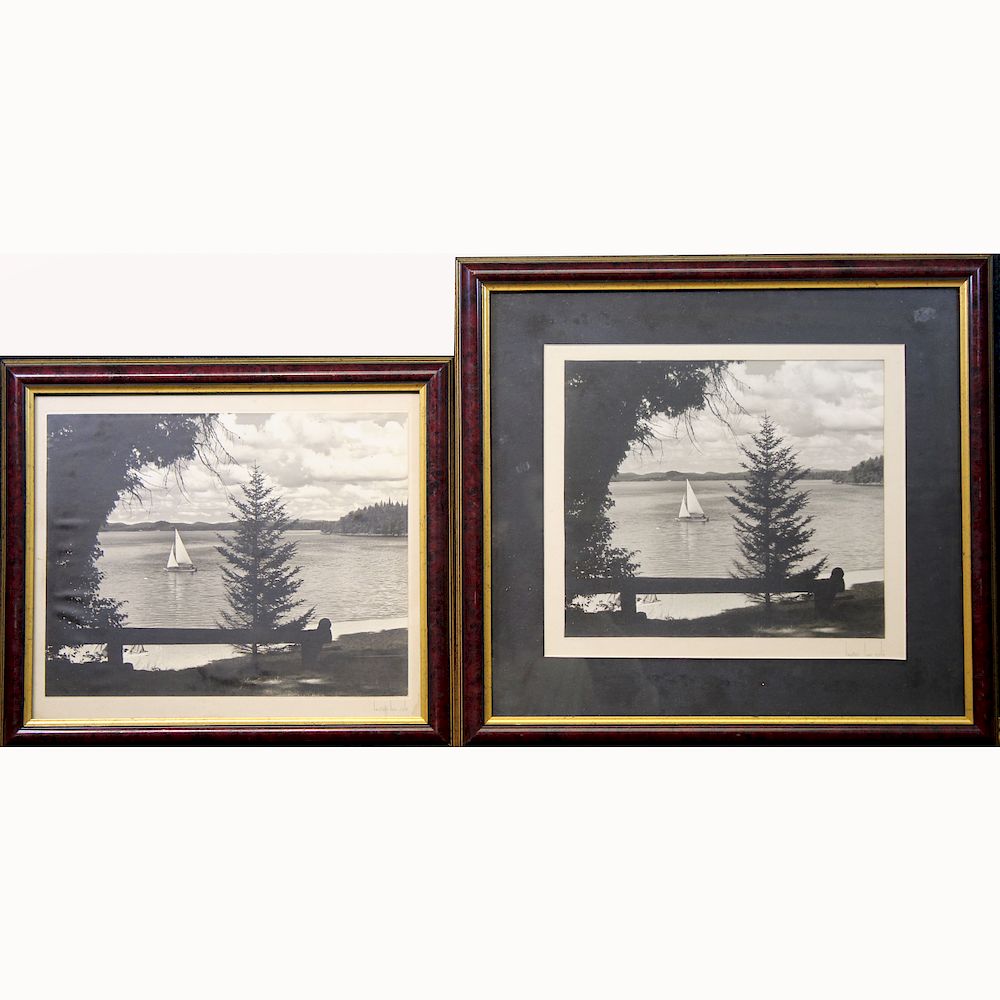 Appraisal: Fresh Breeze - Racquette Lake Adirondack Mts Framed Exhibited Photos