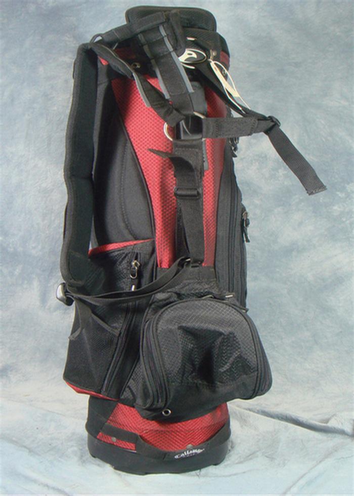 Appraisal: Callaway DayTripper red and black carry bag stand mechanism Unused