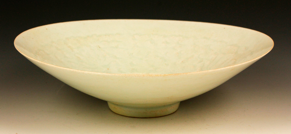 Appraisal: - Antique Chinese White Glazed Porcelain Bowl White glazed porcelain