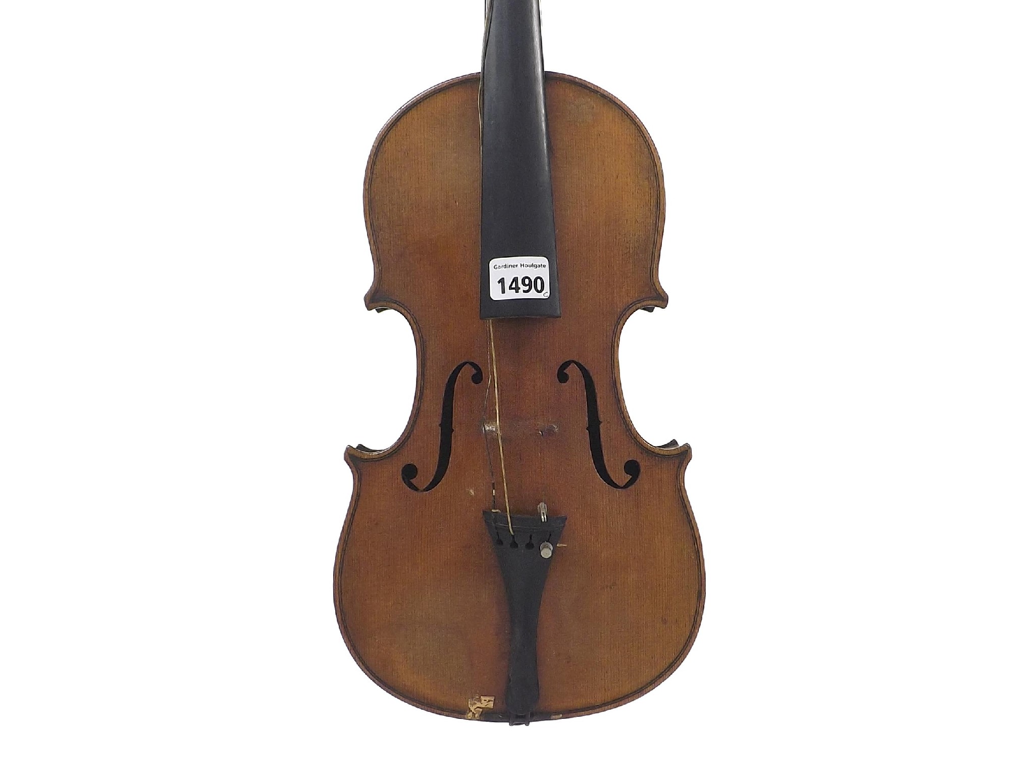 Appraisal: French violin of the Caussin School circa cm case