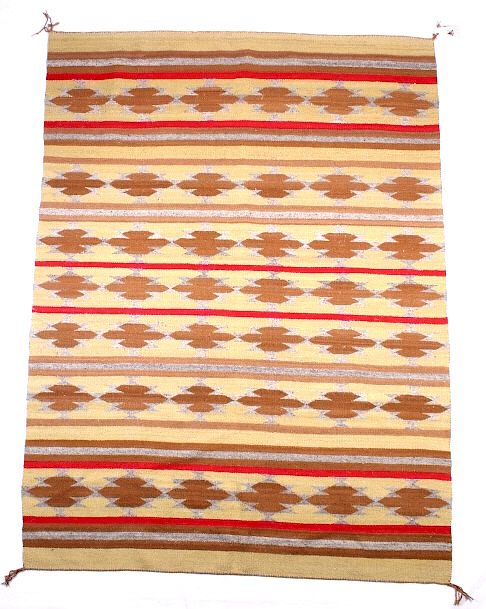 Appraisal: Large Navajo Hand Woven Chinle Rug For your consideration is