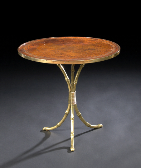 Appraisal: Napoleon III Gilt-Metal Occasional Table third quarter th century the