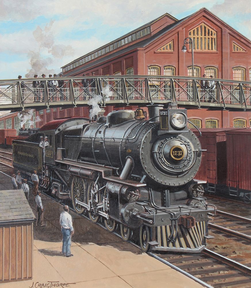 Appraisal: J Craig Thorpe B Pennsylvania Locomotive J Craig Thorpe American