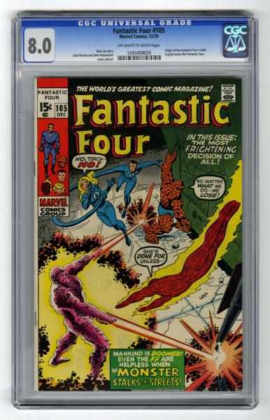 Appraisal: Fantastic Four CGC Marvel Comics Click for full description