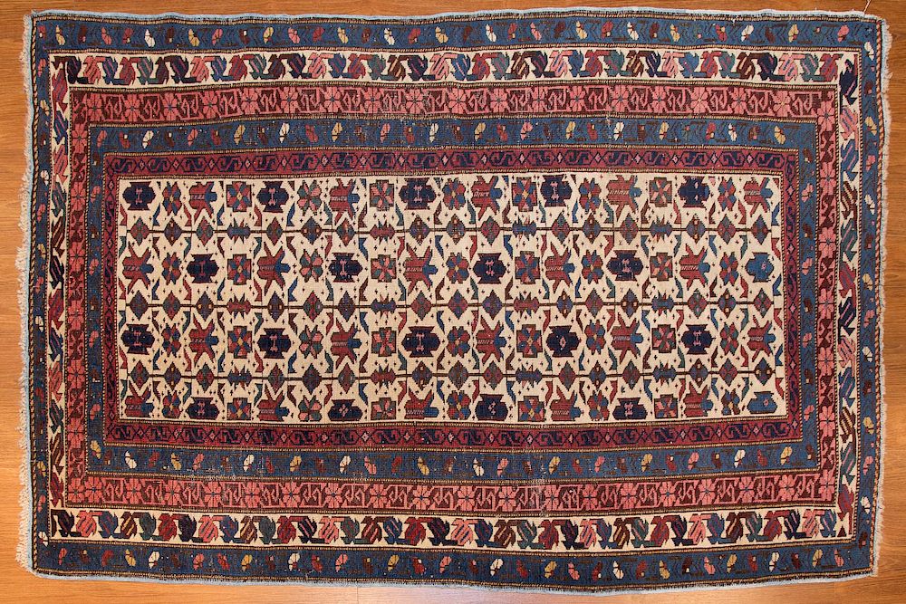 Appraisal: Antique Kuba rug approx x Caucasus circa Condition Even wear