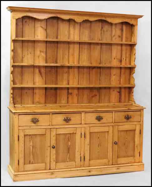 Appraisal: TH CENTURY PINE WELSH DRESSER H '' W '' D