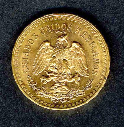 Appraisal: piece Gold Coin Mexico pesos Some light handling marks