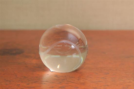 Appraisal: TIFFANY CO PAPERWEIGHT Clear weight in the form of a