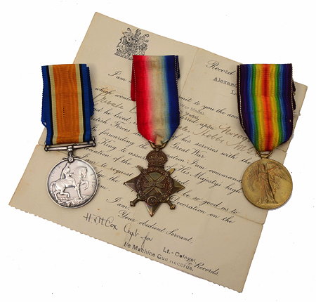 Appraisal: A PAIR OF WORLD WAR I MEDALS awarded to Private