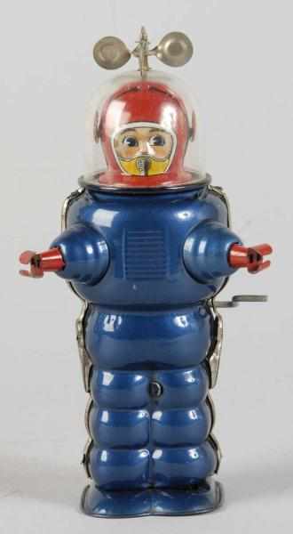 Appraisal: Tin Litho Moon Explorer Friction Toy Robot Description Japanese Working