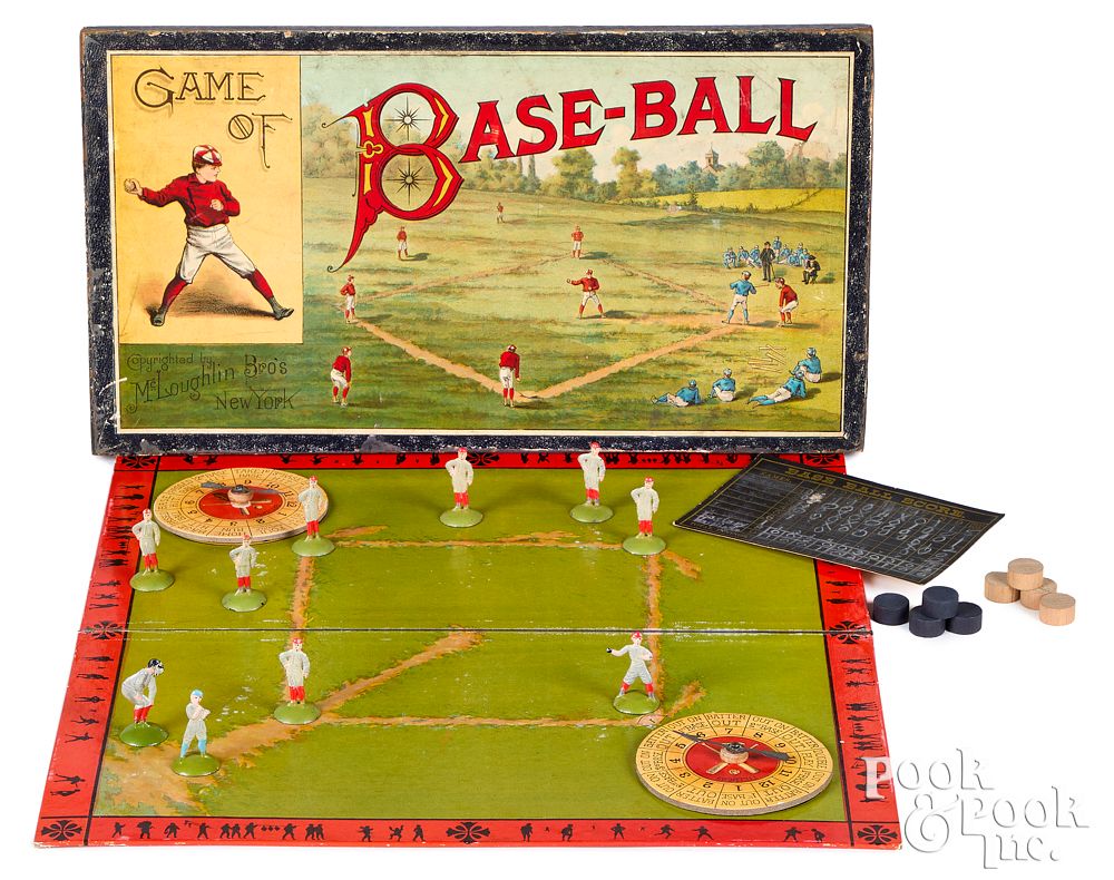 Appraisal: McLoughlin Bros Game of Baseball late th c McLoughlin Bros