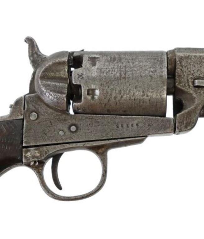 Appraisal: Belgium th c percussion revolver similar to the Colt Navy