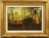 Appraisal: OOP - 'Autumn Sunset' by John Joseph Enneking MA ME