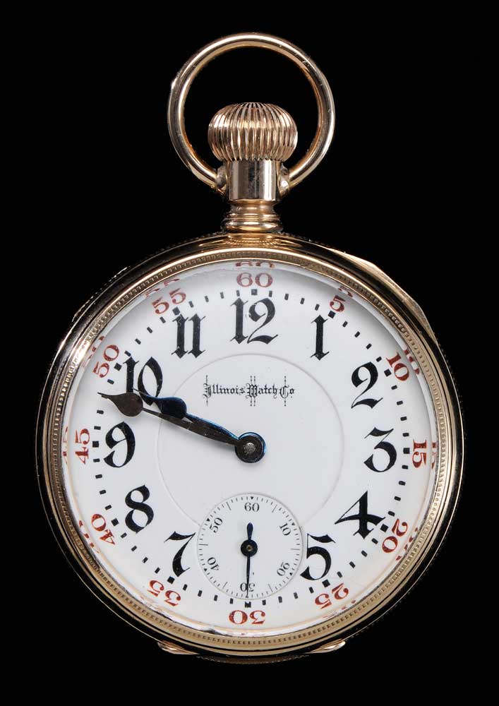 Appraisal: Illinois Bunn Special Pocket Watch American jewels kt gold-filled case