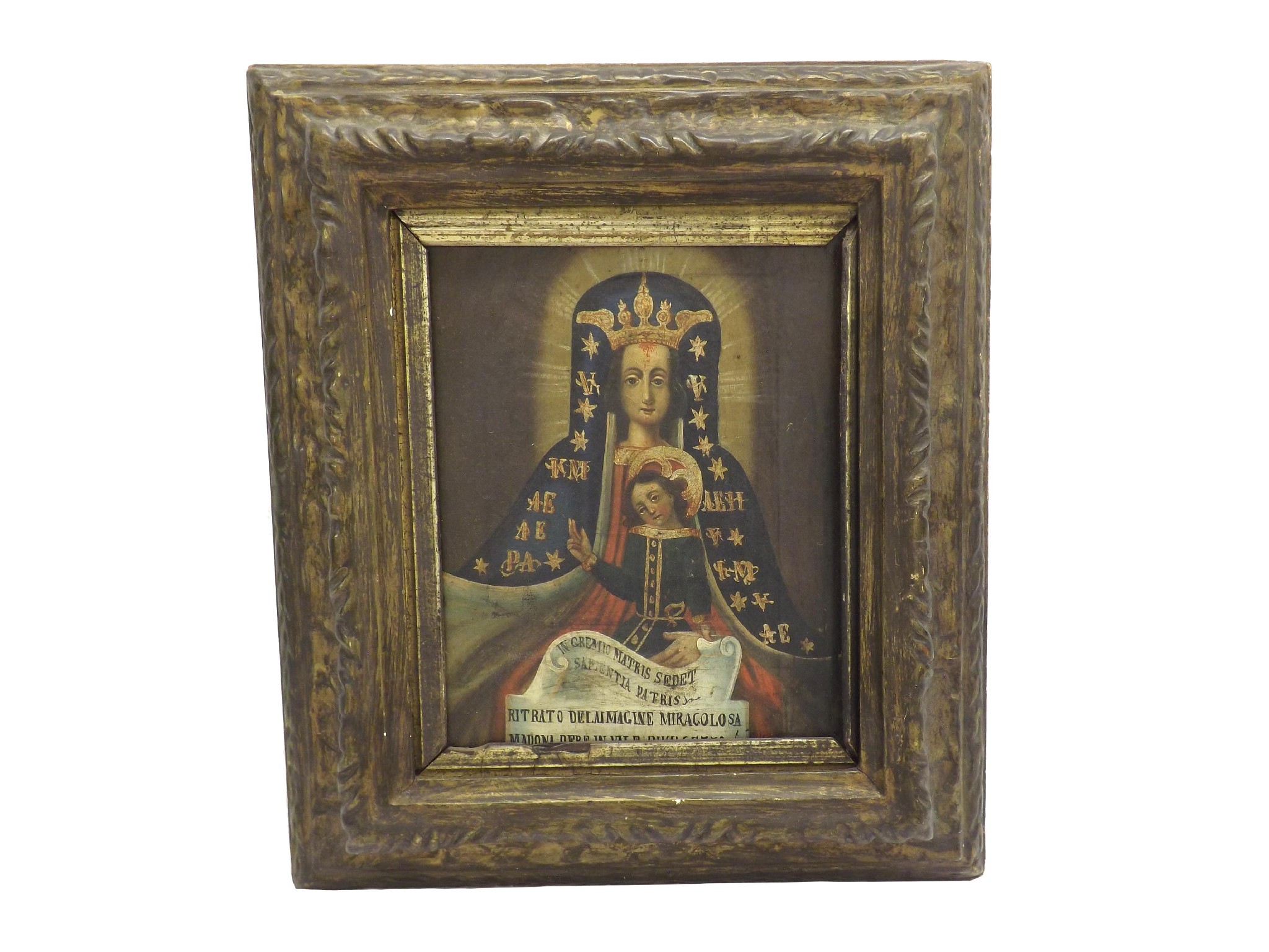 Appraisal: Continental School th th century - Portrait of the Madonna