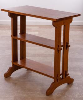 Appraisal: Stickley Roycroft Little Journeys Bookshelf Stickley Furniture mission oak Roycroft