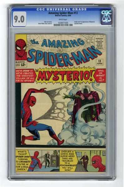 Appraisal: Amazing Spider-Man CGC Marvel Comics Stan Lee story with Steve