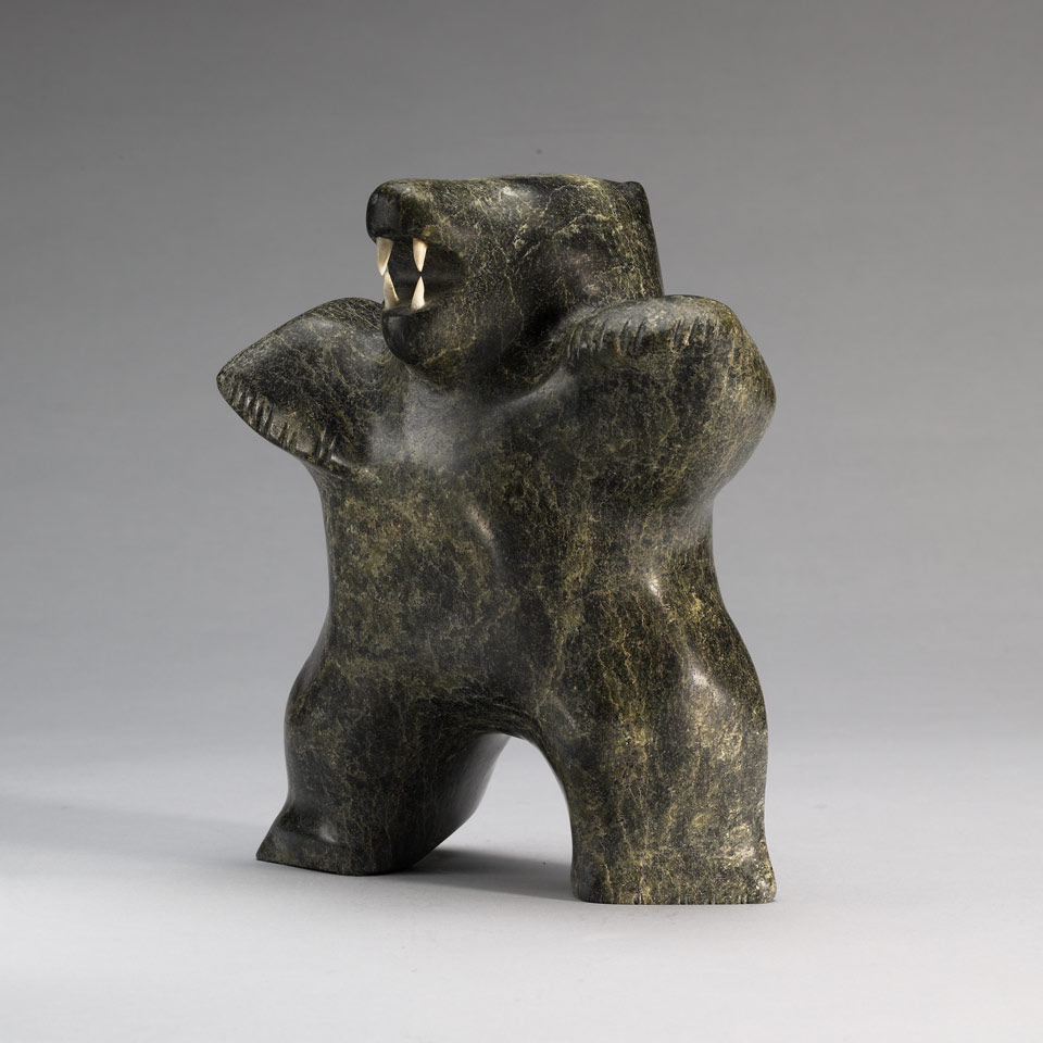 Appraisal: PAUTA SAILA - E - Cape Dorset DANCING BEAR stone