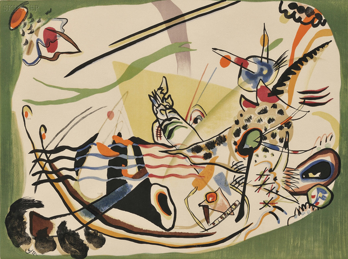 Appraisal: After Wassily Kandinsky Russian - Untitled c edition of published