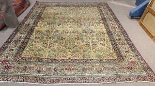 Appraisal: Persian Kermanshah carpet Persian Kermanshah carpet ' x '