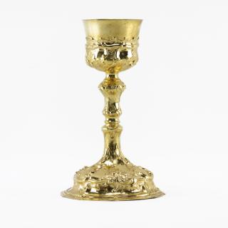 Appraisal: Gold Plated Chalice Gold Plated Chalice Signed with initials unknown