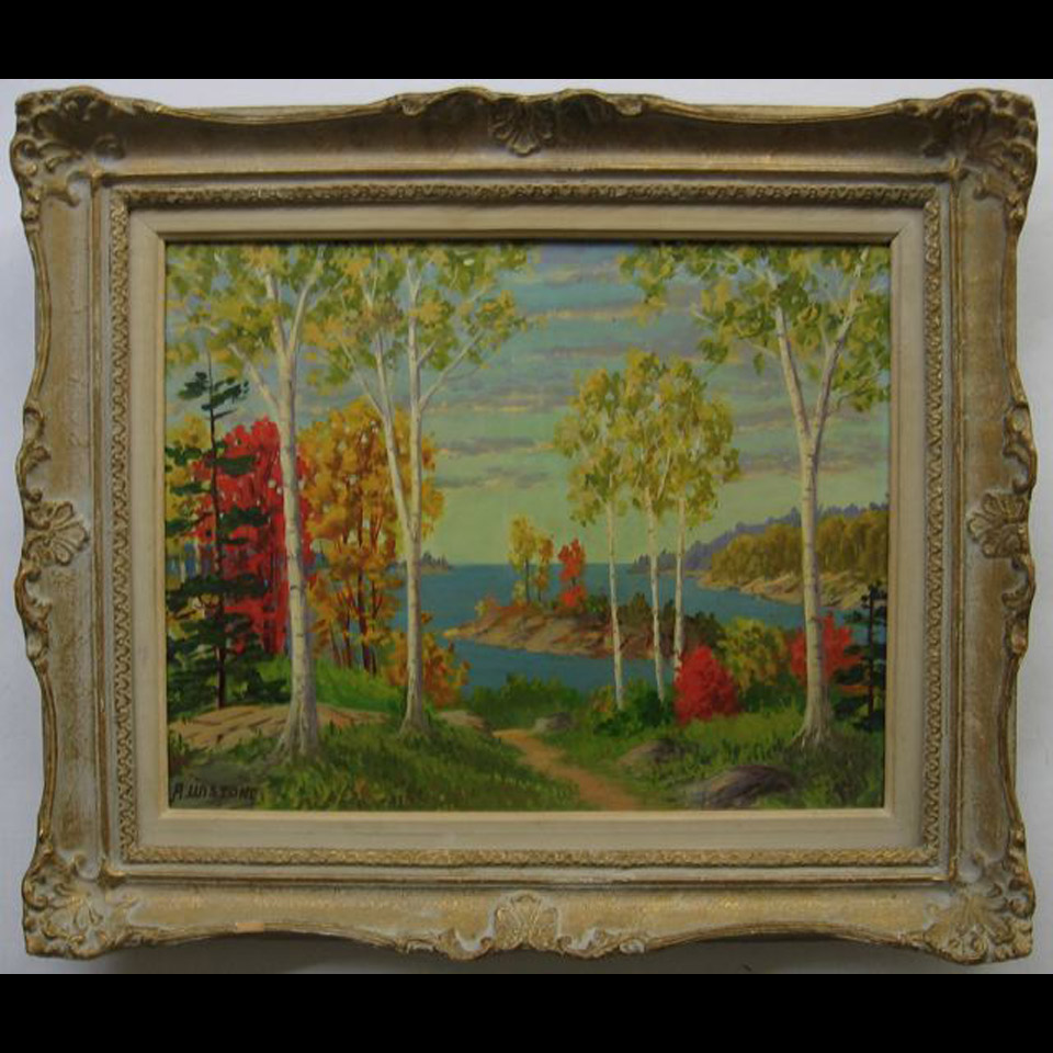 Appraisal: AUTUMN LAKE VIEW ARTHUR LIDSTONE - CANADIAN OIL ON CANVAS