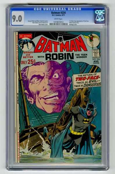 Appraisal: Batman CGC D C Comics Click for full description