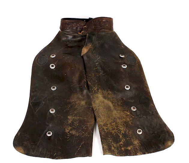 Appraisal: Hamley Co Concho Batwing Chaps Featured in this lot is