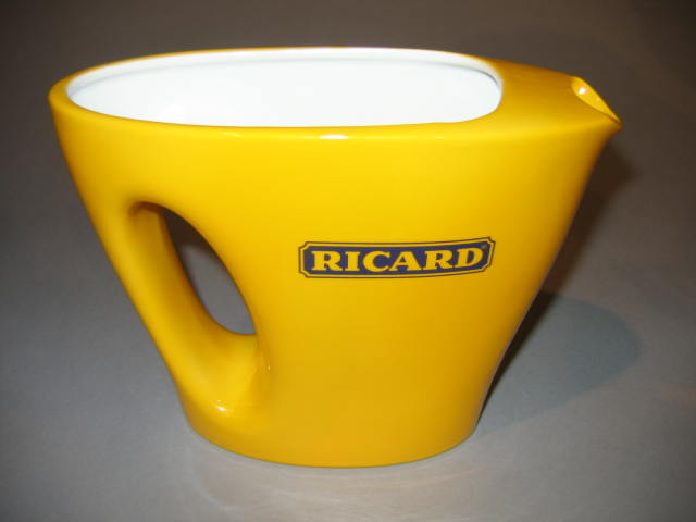 Appraisal: MARC NEWSON AUSTRALIAN B Yellow and white glazed porcelain pitcher