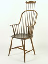 Appraisal: ARM CHAIR - Late th C comb-back Windsor continuous arm