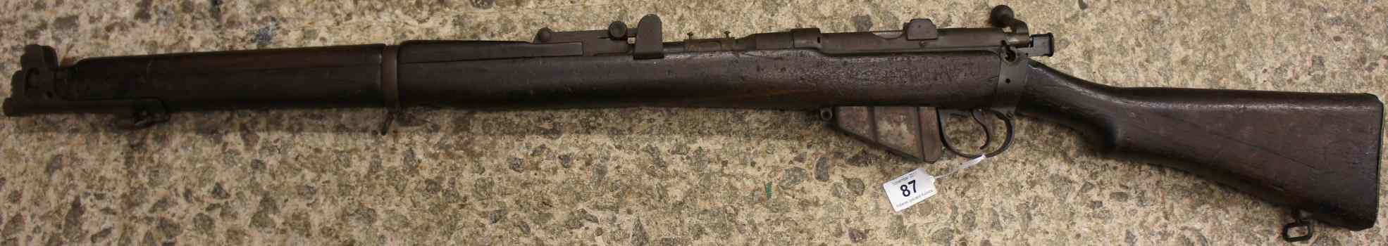 Appraisal: Lee Enfield SMLE Bolt Action Rifle deactivated with unusual variable