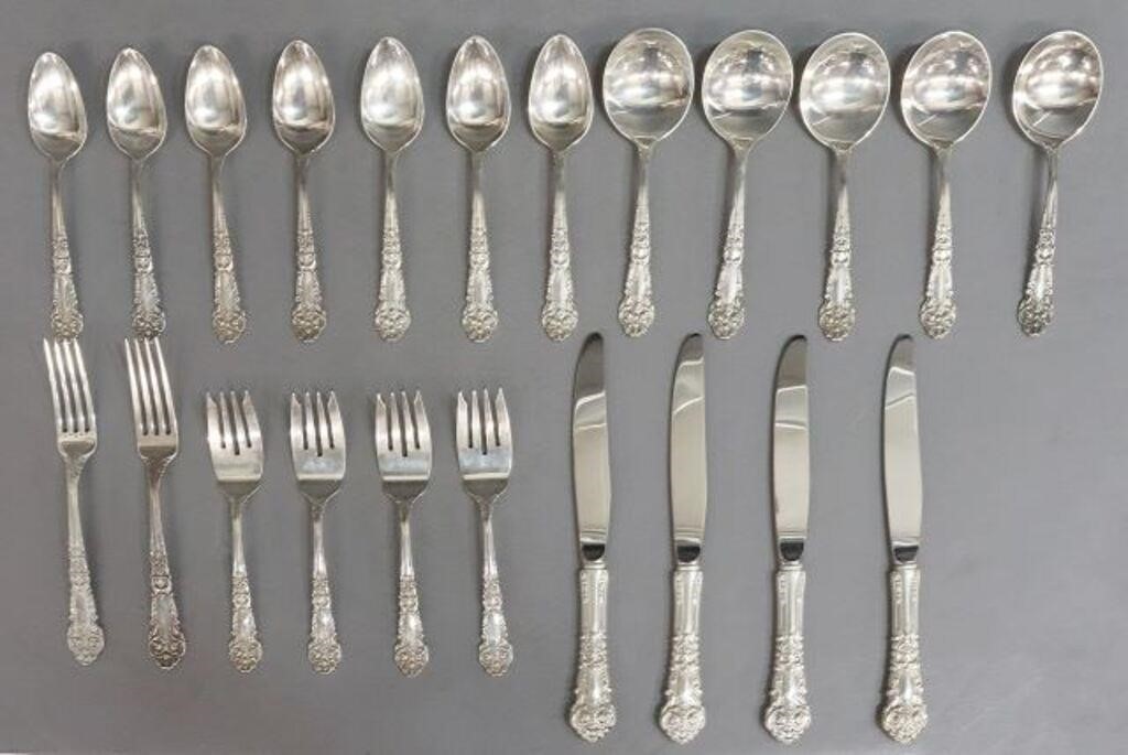 Appraisal: lot of American sterling silver partial flatware service Reed Barton