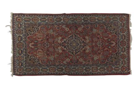 Appraisal: A Kashan rug late th early th century the red